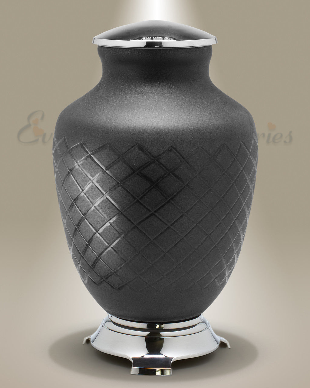 Baroque Glass Cremation Urn
