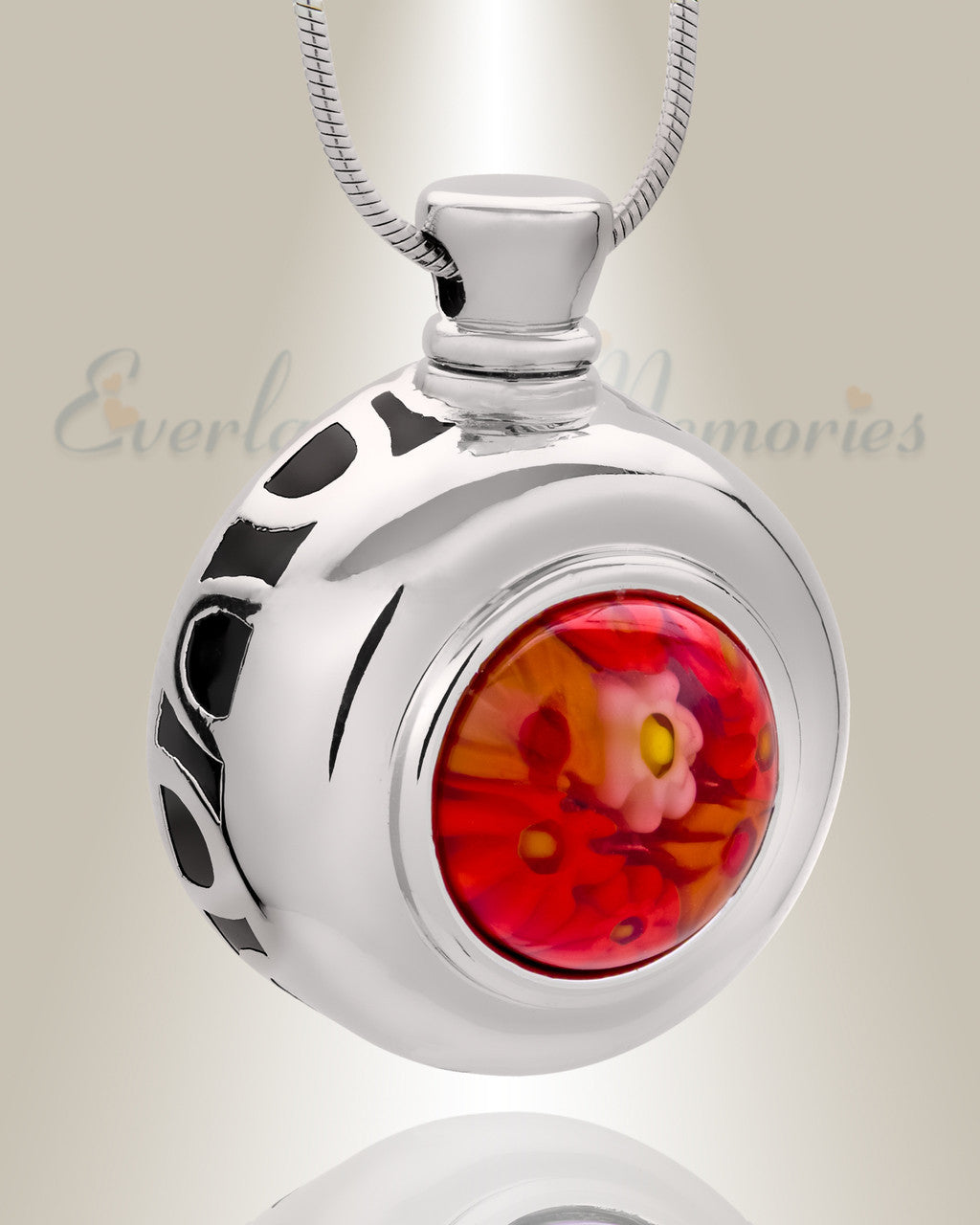 Gentle Round Cremation Jewelry