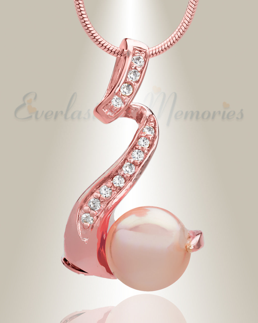 Rose Gold Dazzle Cremation Jewelry