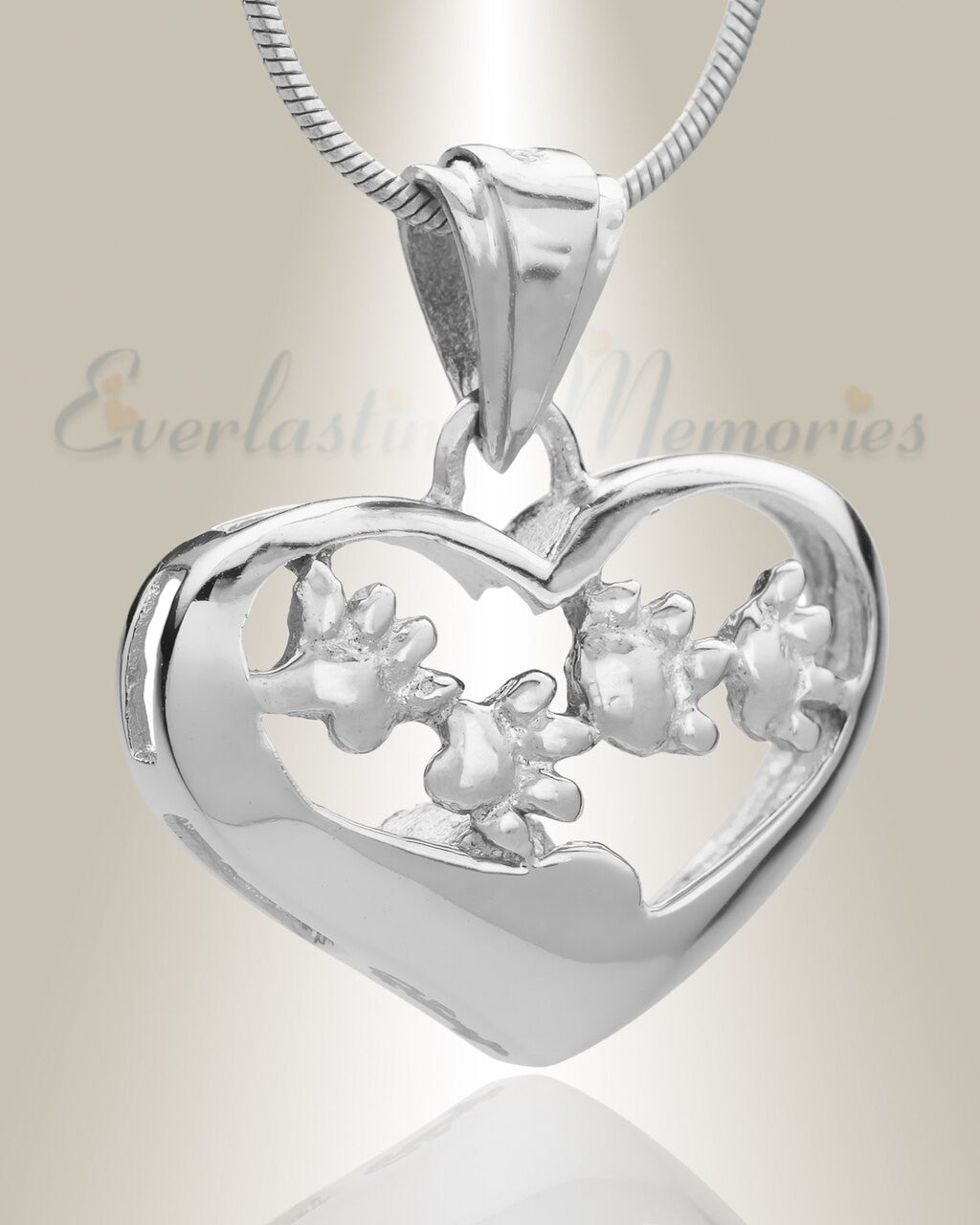 Silver Willing Companion Pet Memorial Jewelry