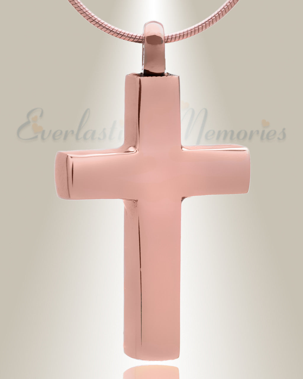 Forever Collection Copper Remembrance Cross Locket Necklace