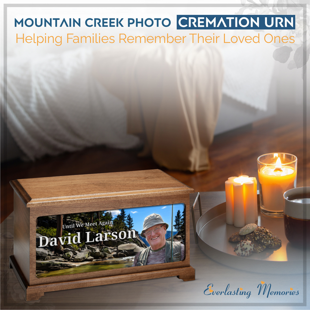 Mountain Creek Photo Urn For Ashes