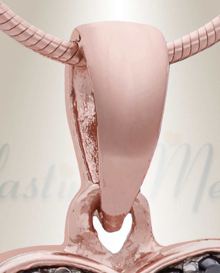 Rose Gold Longing Cremation Jewelry