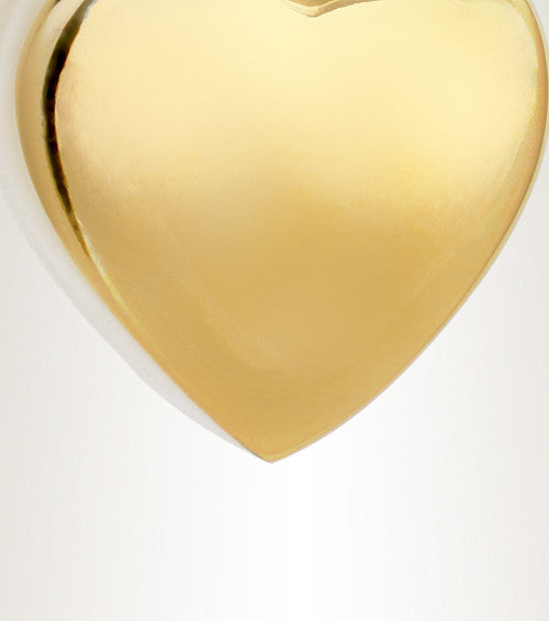 Small Heart Pendant 14K Gold Plated Memorial Locket