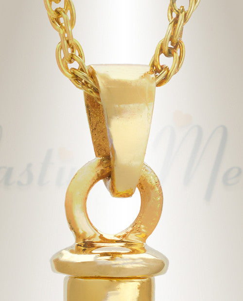 Small Heart Pendant 14K Gold Plated Memorial Locket