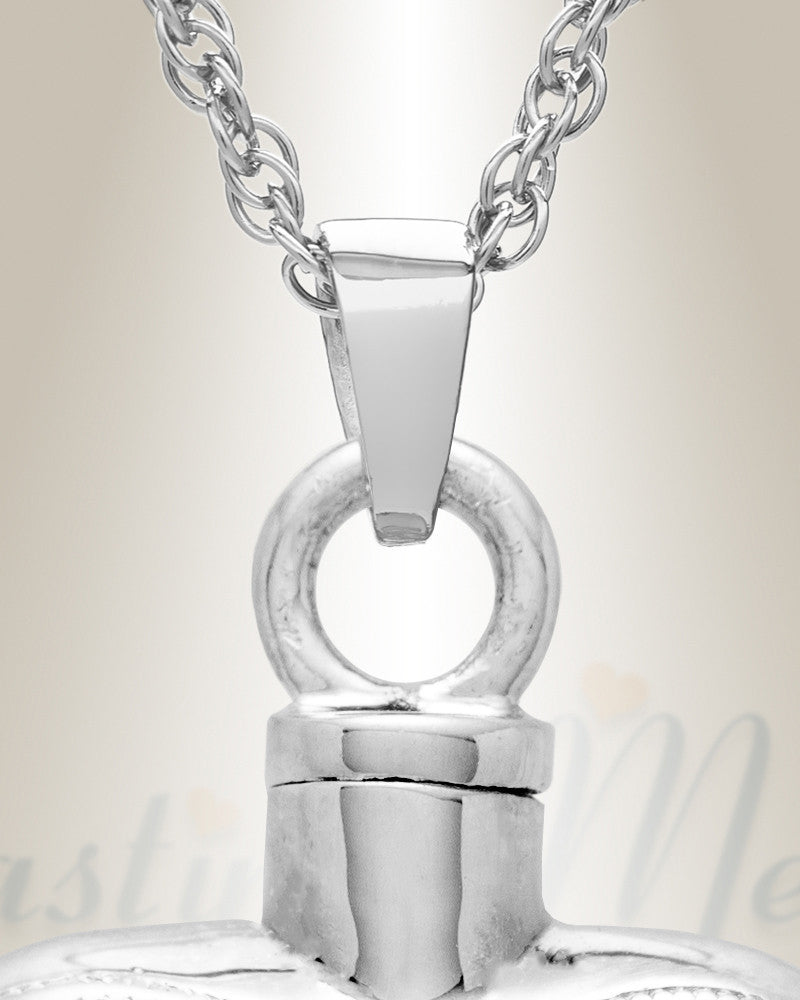 Sterling Silver Spirit Heart Funeral Jewelry