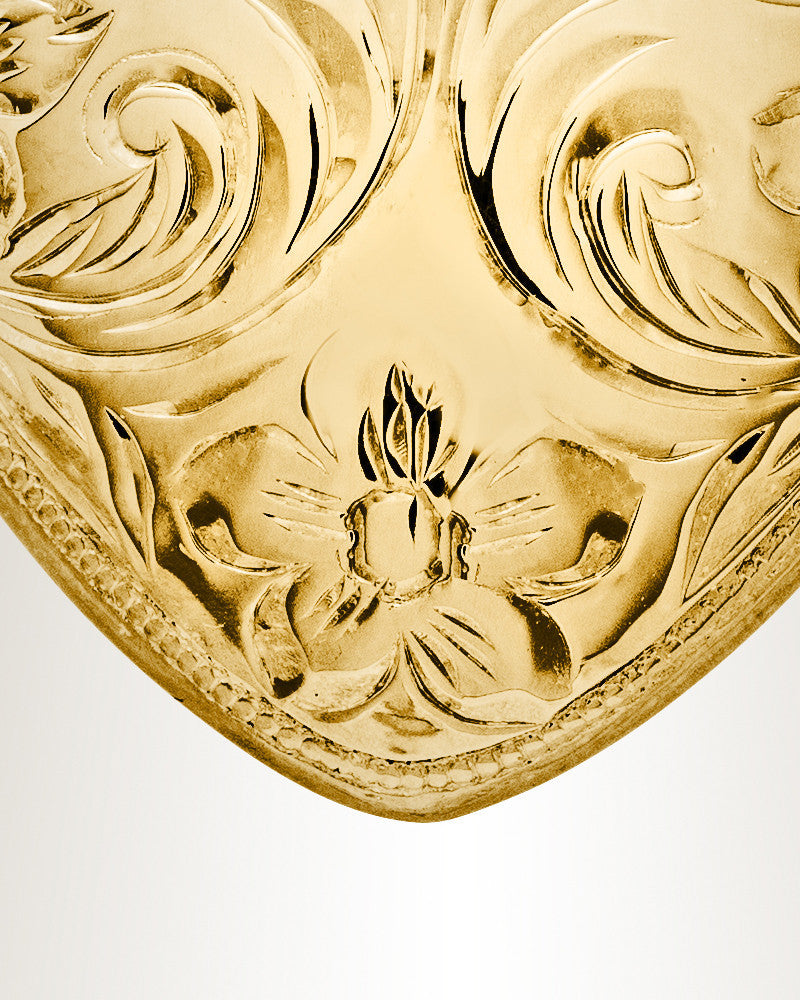 14K Gold Plated Spirit Heart Jewelry Urn