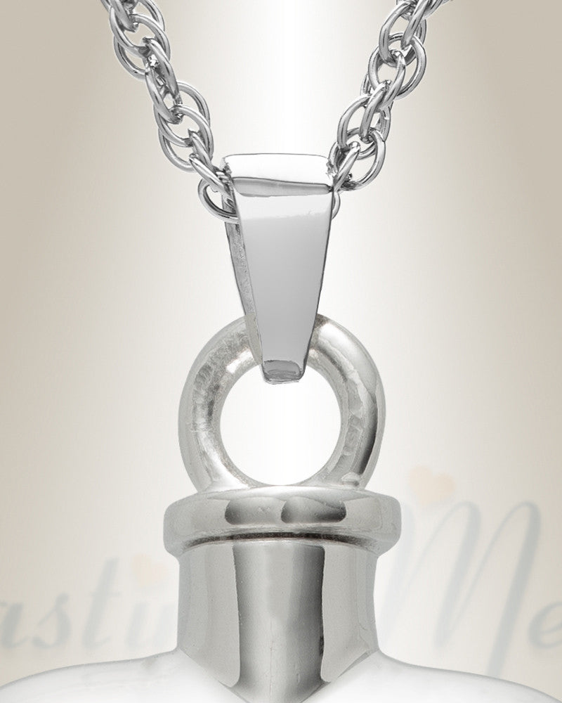 Sterling Silver Paws on Heart Memorial Locket