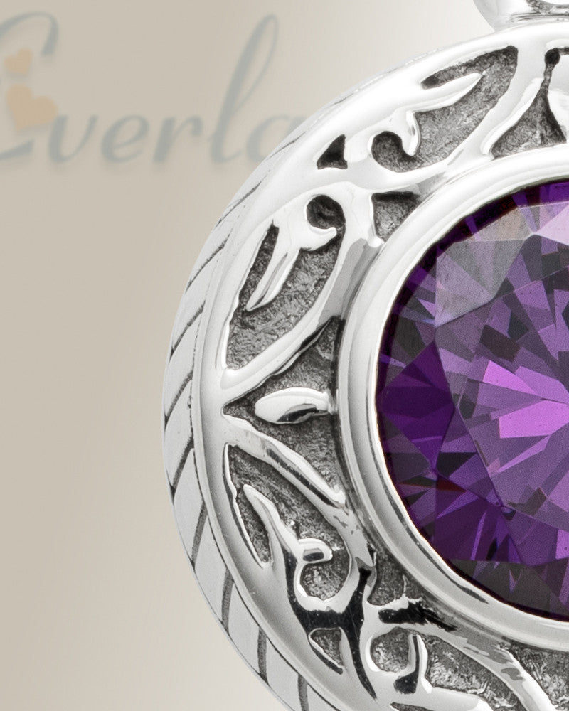 Sterling Silver Plum Cremation Urn Keepsake