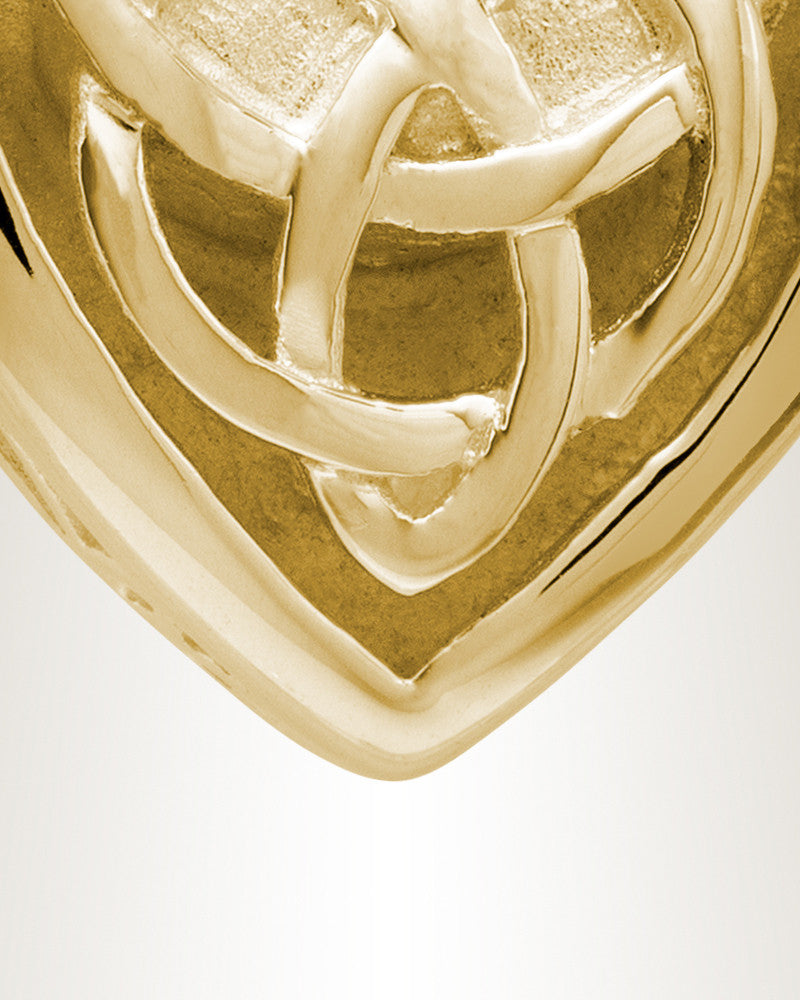 Gold Plated Transcending Heart Memorial Pendant