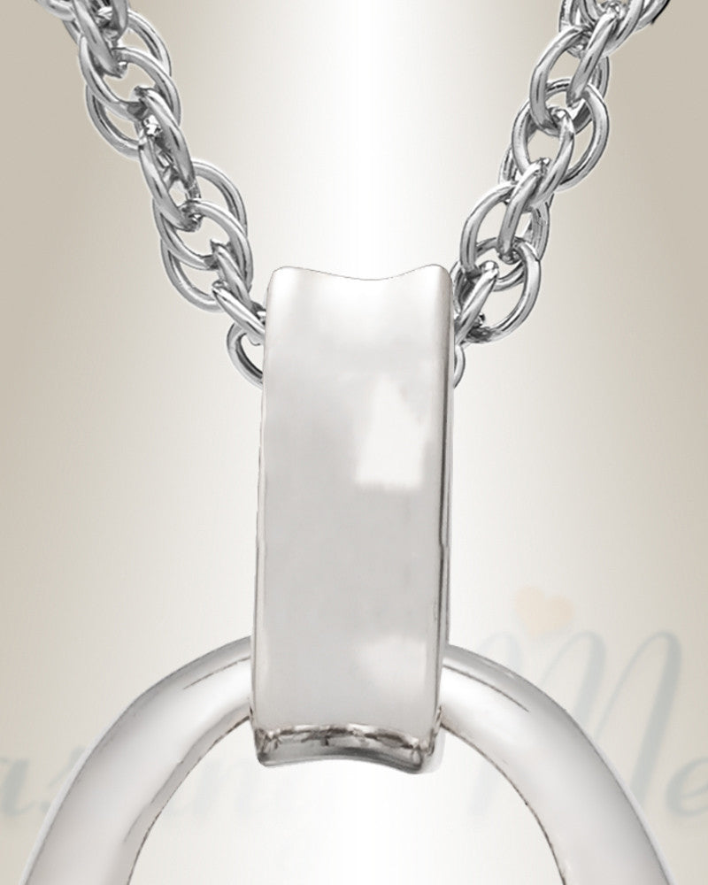 Sterling Silver Tender Round Memorial Jewelry