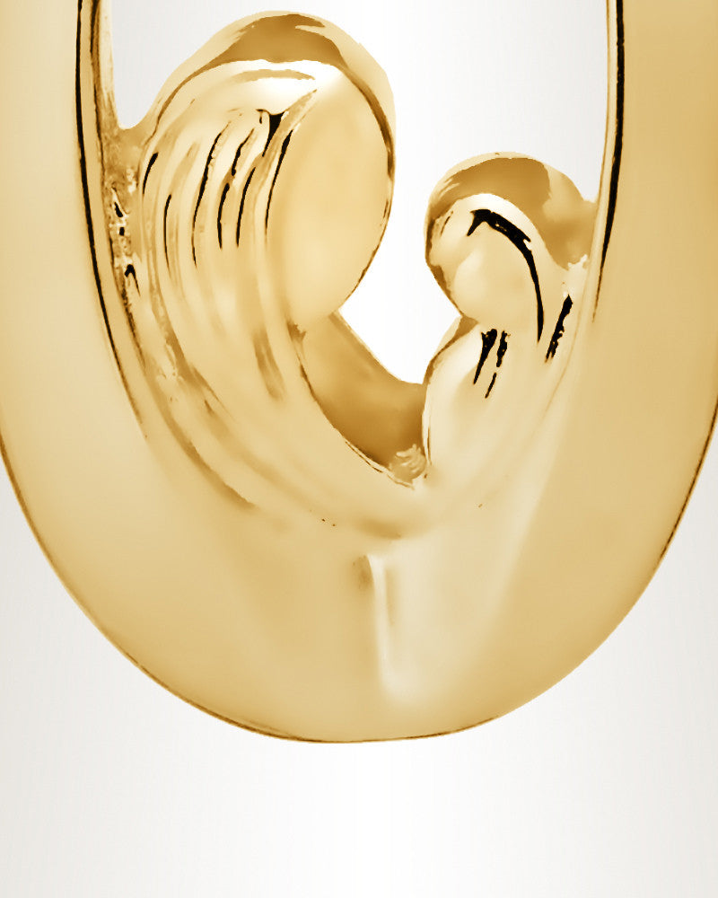 Gold Plated Tender Round Memorial Jewelry
