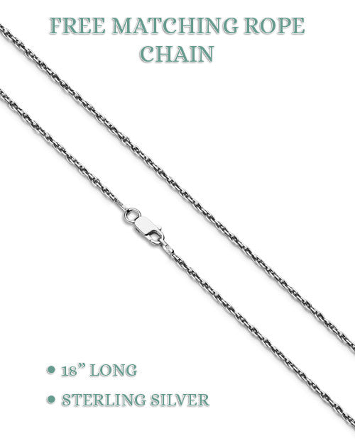 14K White Gold Cathedral Cross Urn Necklace