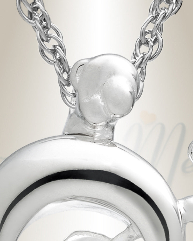 Sterling Silver Hearts Memorial Locket
