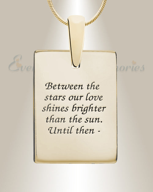 Gold Lilac Heart Rectangular Ash Resin Jewelry