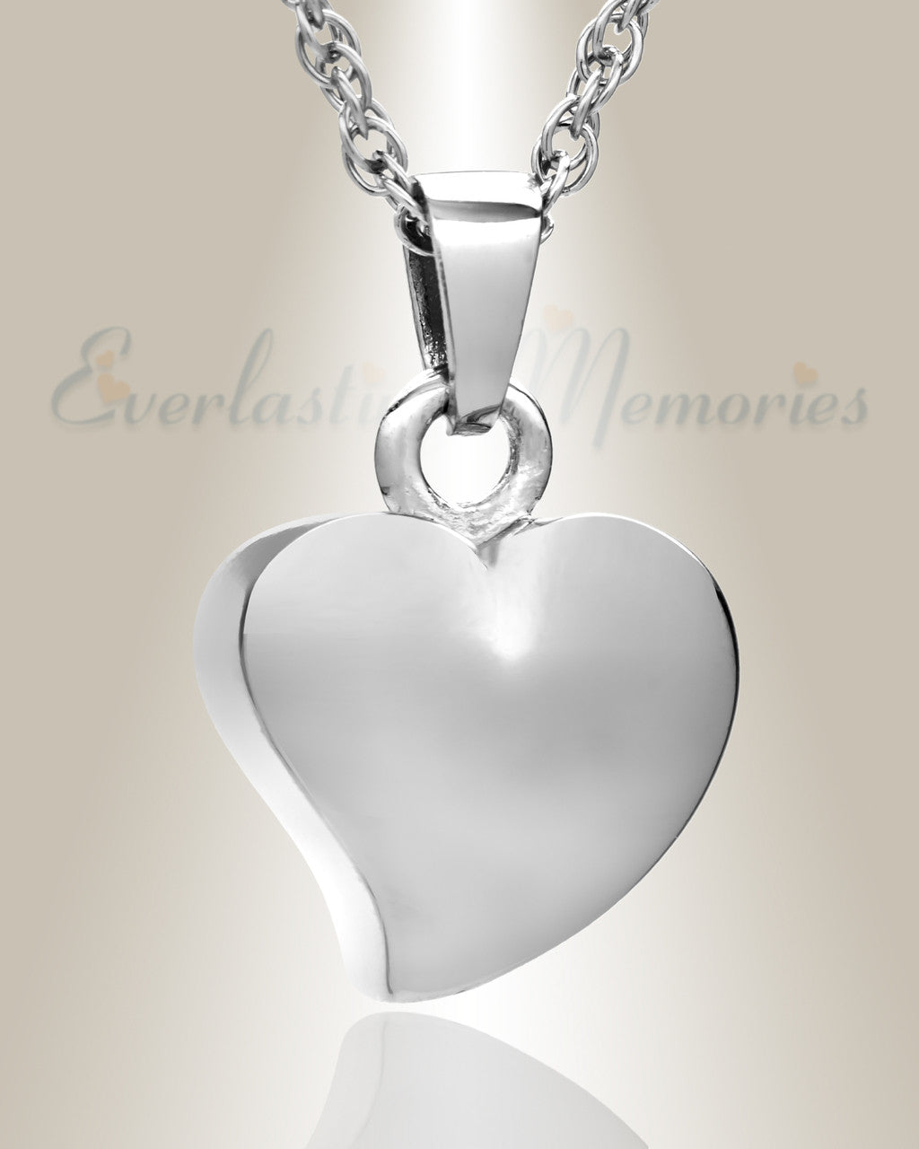 14k White Gold Dear Heart Ash Jewelry