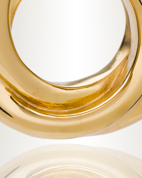 14K Gold Ringed Eternity Funeral Jewelry