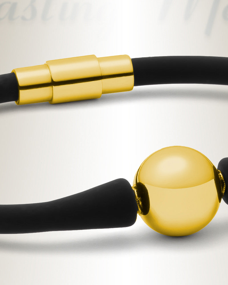 Gold Stainless Steel Simplicity Bracelet Cremation Jewelry