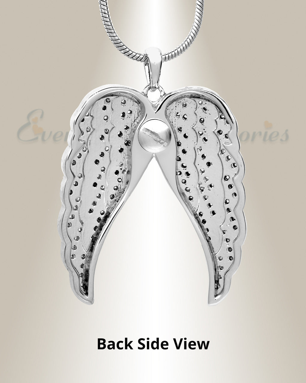 Sterling Spiritual Wings Memorial Jewelry