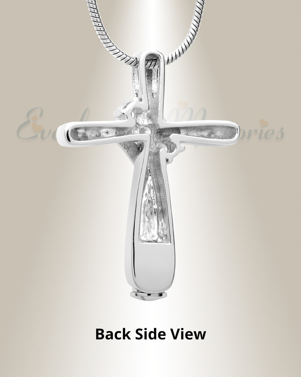 Sterling Silver Stylish Cross Memorial Jewelry