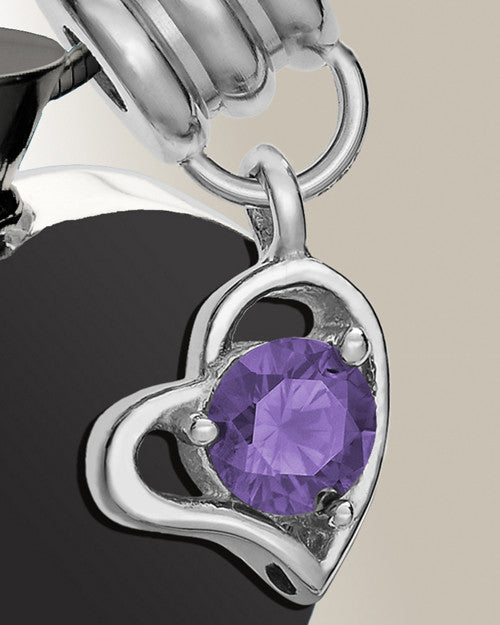 Stainless February Everlasting Journey Urn Pendant