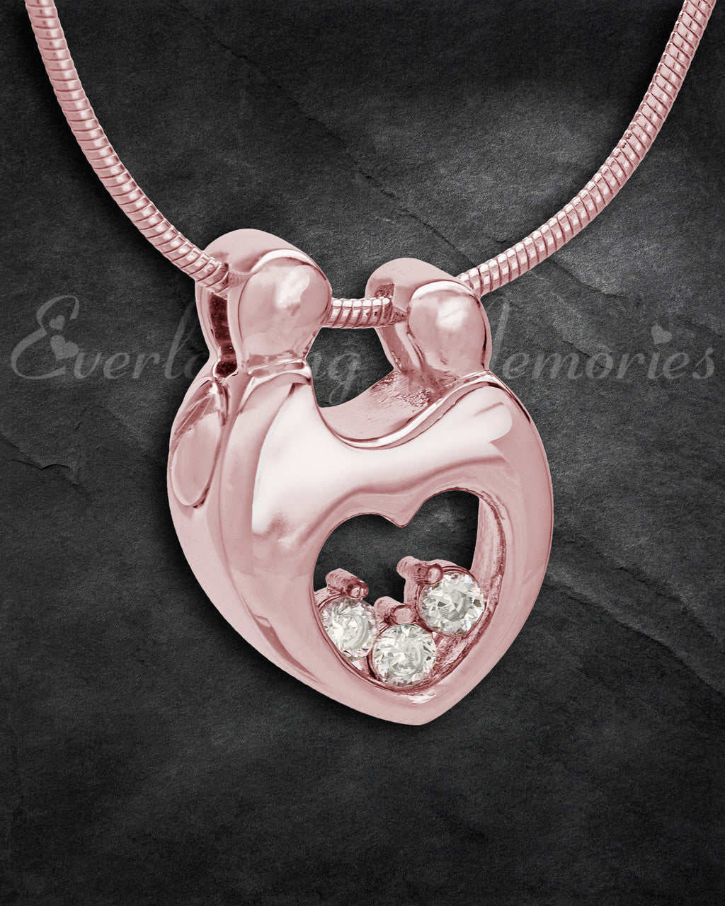 Rose Gold Plated Bound with Love Memorial Jewelry