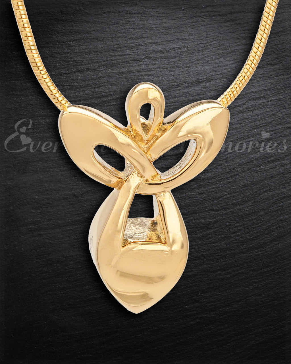 Gold Plated Angel of Mercy Memorial Jewelry