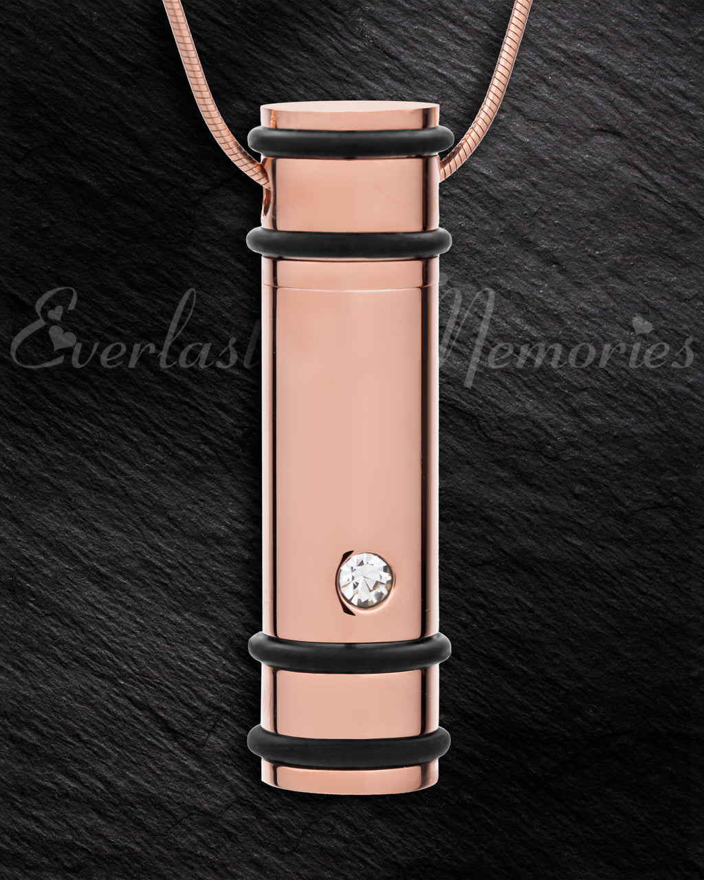 Forever Collection Rose Gold Plated Sweetheart Keepsake Pendant