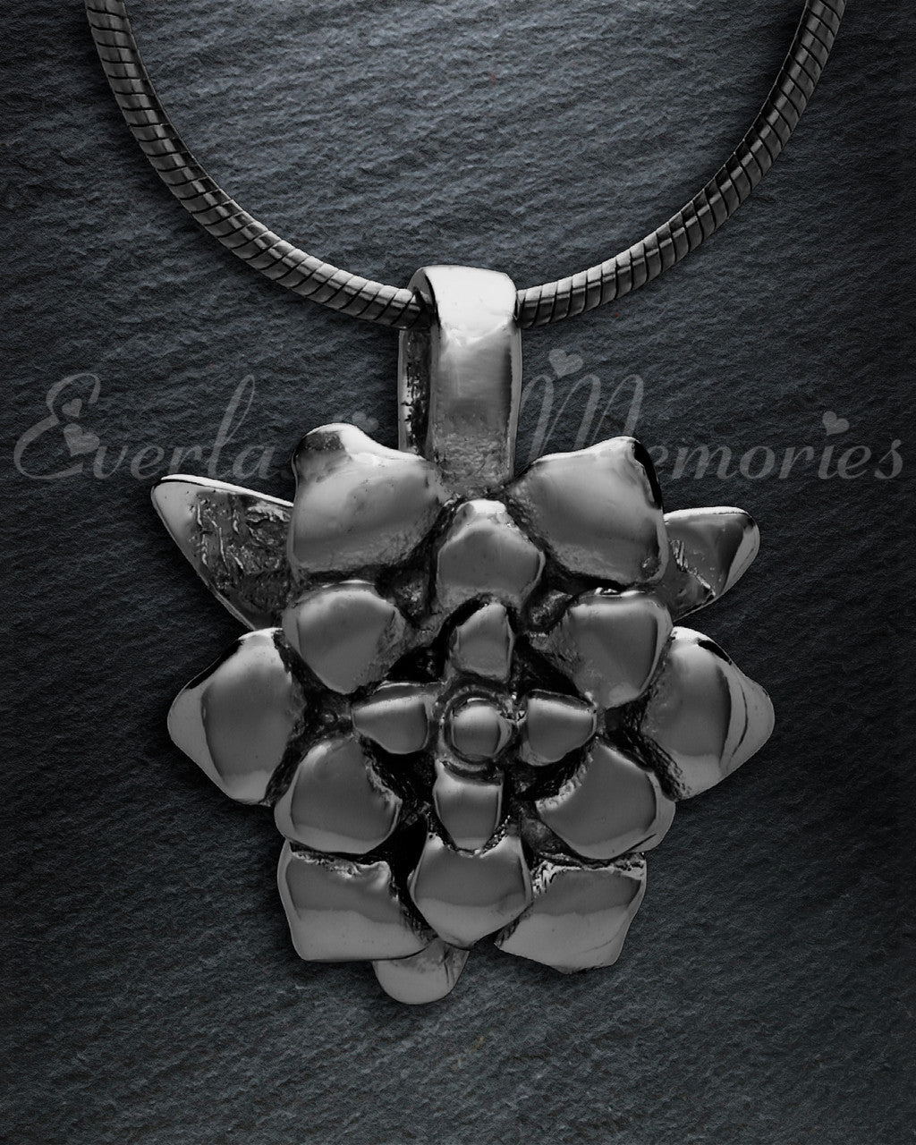 Black Roses Cremation Jewelry