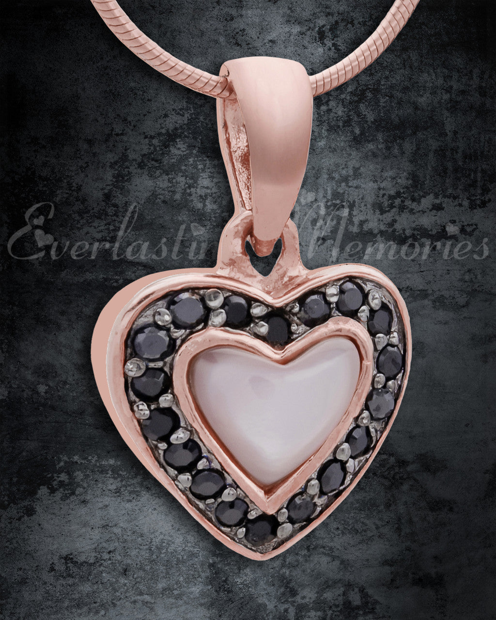 Rose Gold Longing Cremation Jewelry