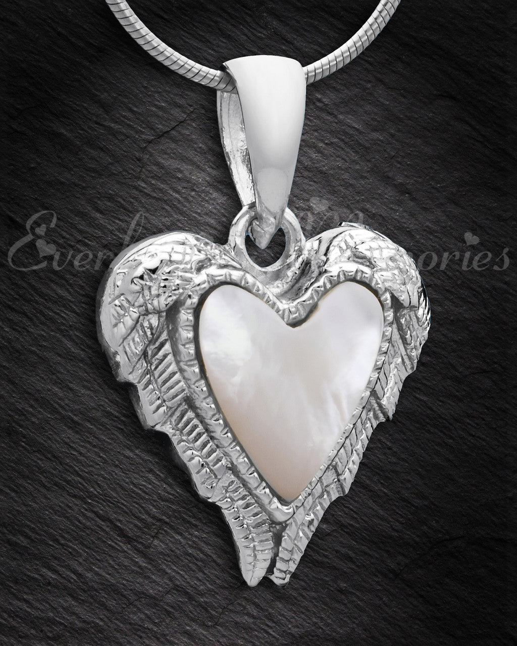 Silver In Love Cremation Jewelry
