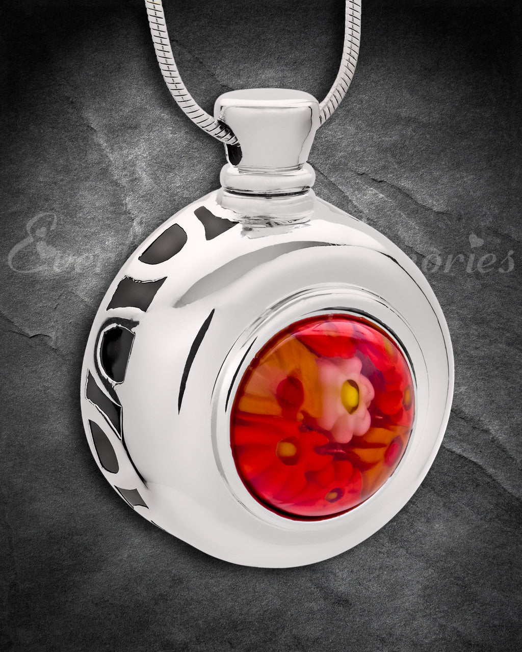Gentle Round Cremation Jewelry