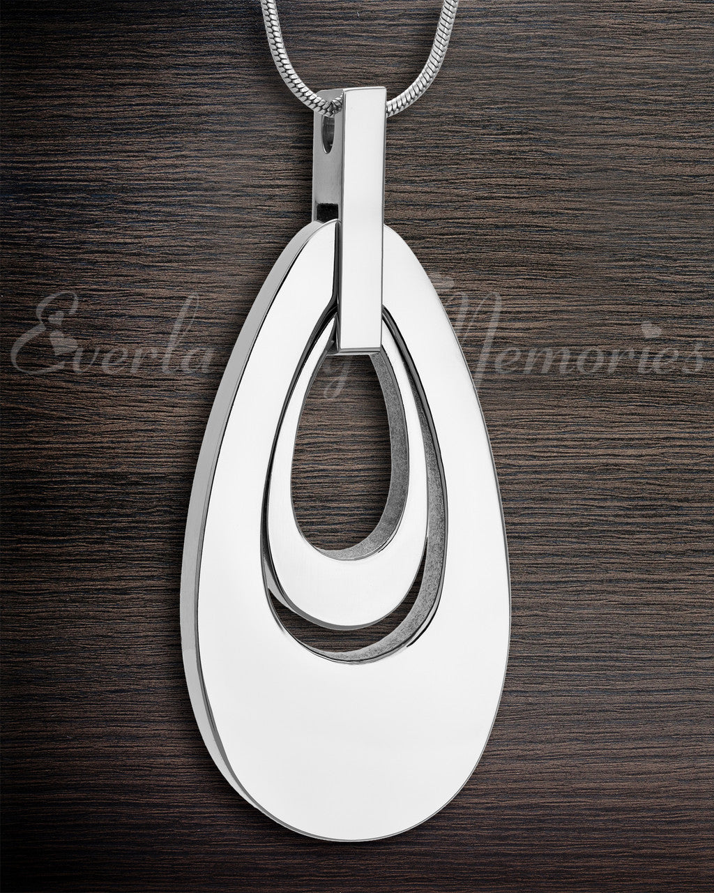 Silver Drop of Hope Cremation Jewelry