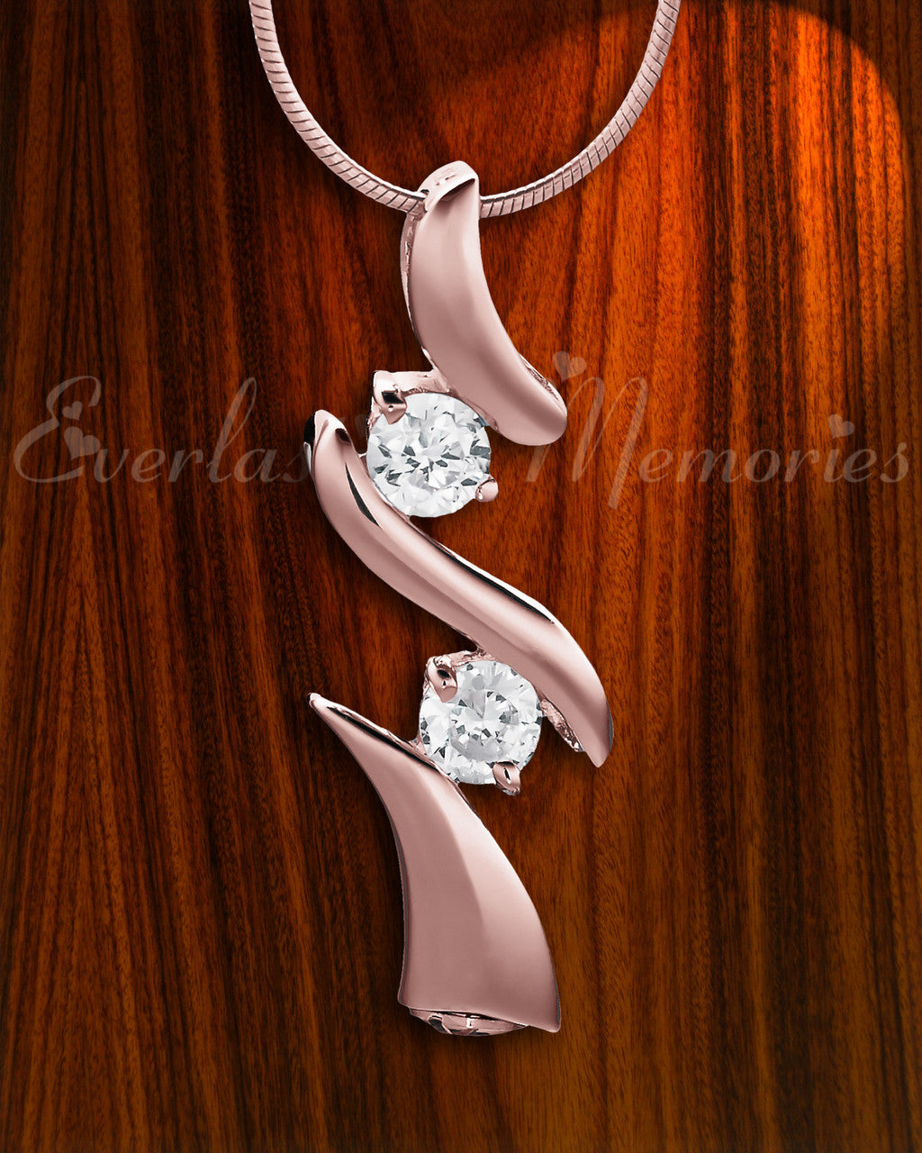 Rose Gold Blissful Moments Cremation Jewelry
