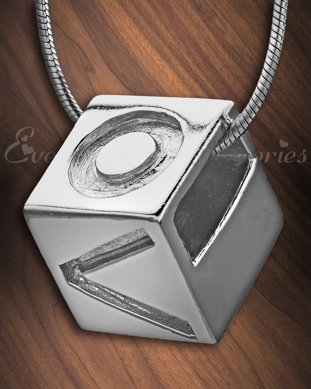 Silver Box of Love Cremation Jewelry