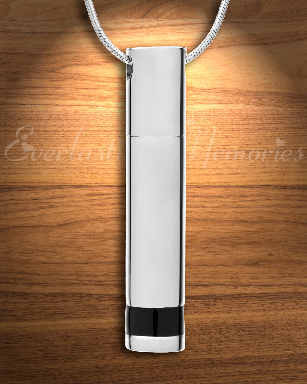 Forever Collection Silver Hero Cremation Necklace