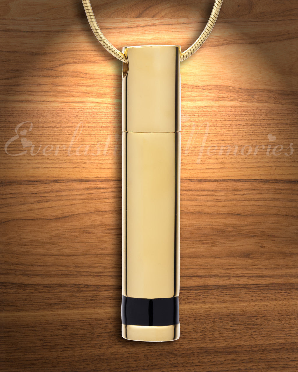Forever Collection Gold Plated Hero Cremation Necklace