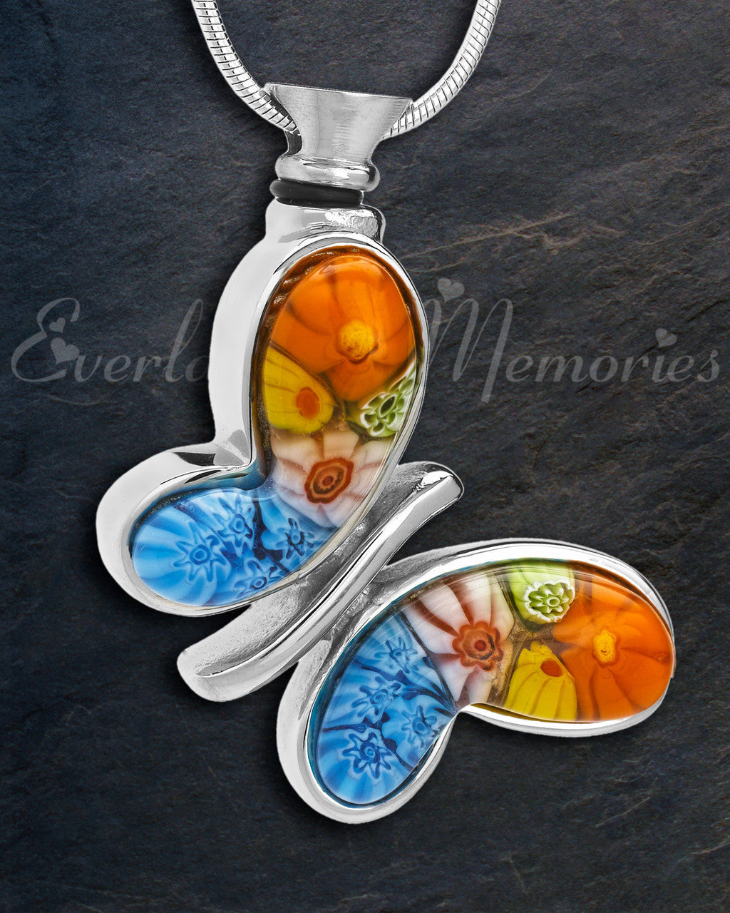 Majestic Butterfly Cremation Jewelry