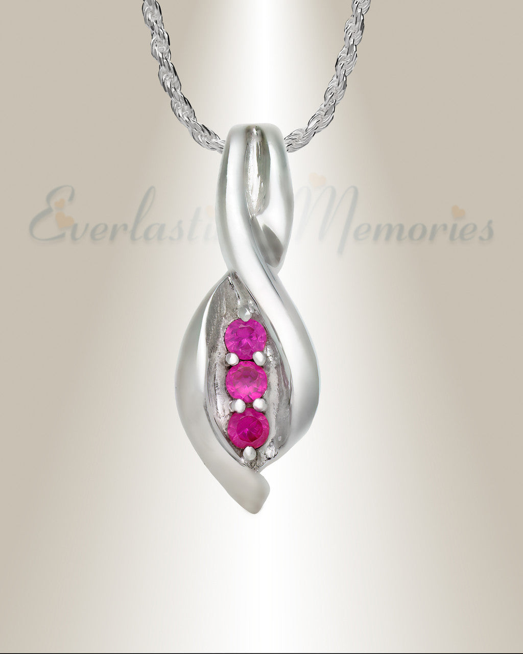 Sterling Silver Wrapped in Love Memorial Locket