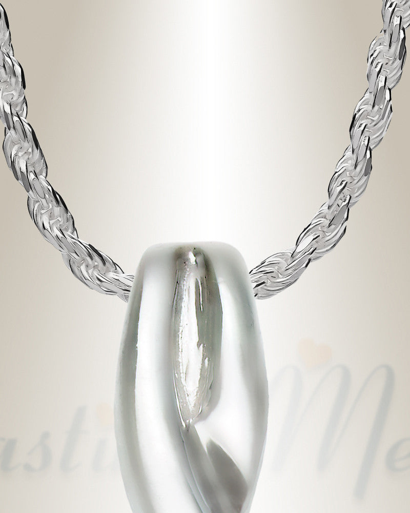 Sterling Silver Wrapped in Love Memorial Locket