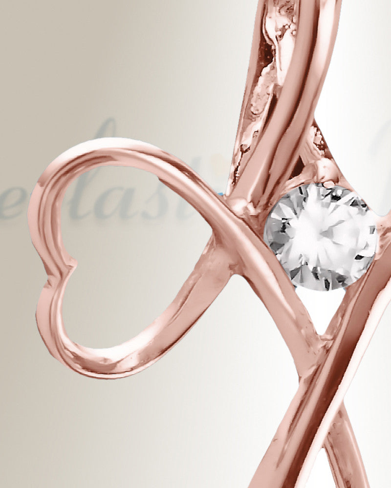 14K Rose Gold Peaceful Moments Memorial Jewelry