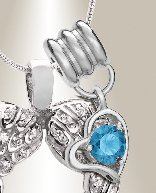 December Wings Of Hope Memorial Jewelry