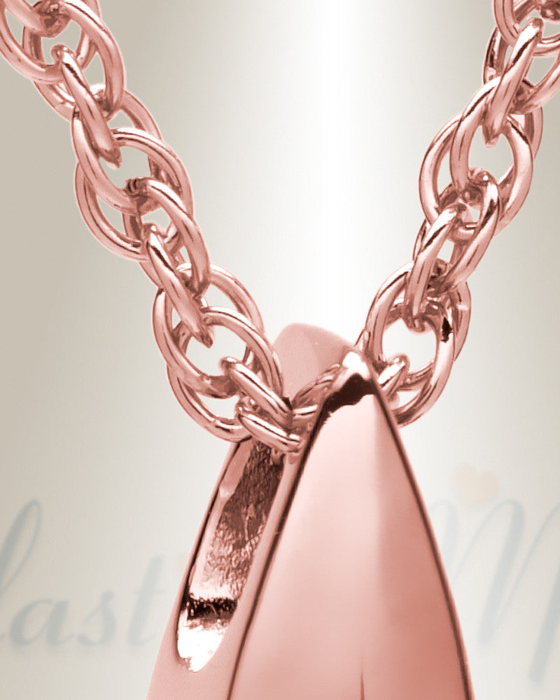 14K Rose Gold Ambitious Cross Jewelry Pendant