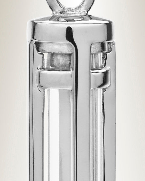 14K White Gold Fulfillment Cylinder Memorial Pendant