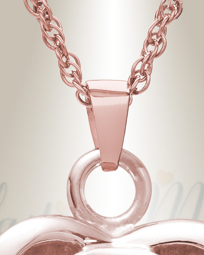 14k Rose Gold Transcending Heart Memorial Pendant