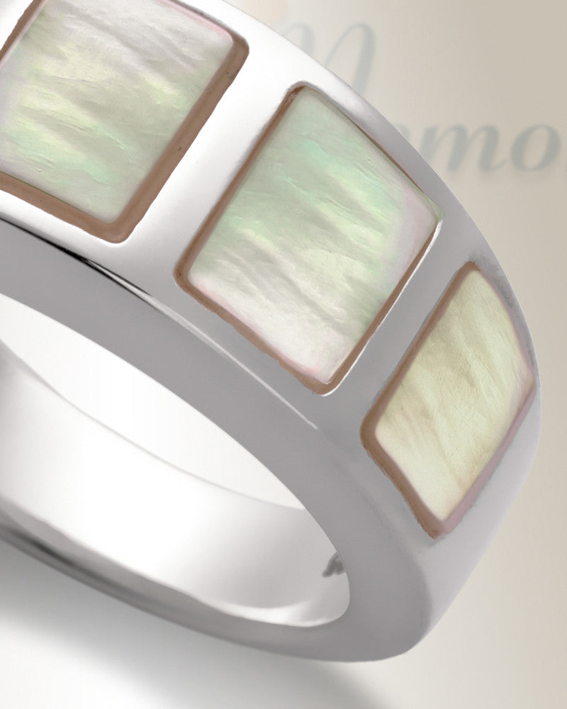 Men's Sterling Silver Gentle  Ashes Ring