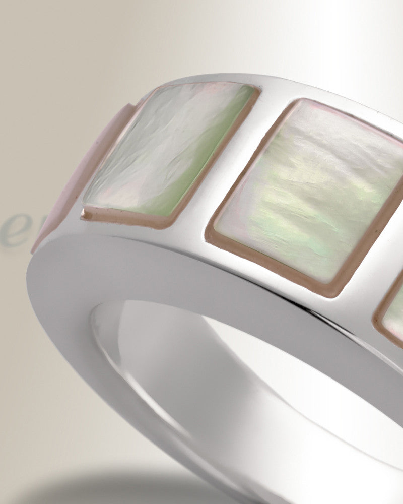 Men's Sterling Silver Gentle  Ashes Ring