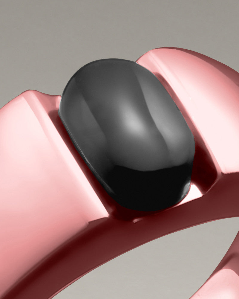 Men's 14k Rose Gold Simply Sable Ashes Ring