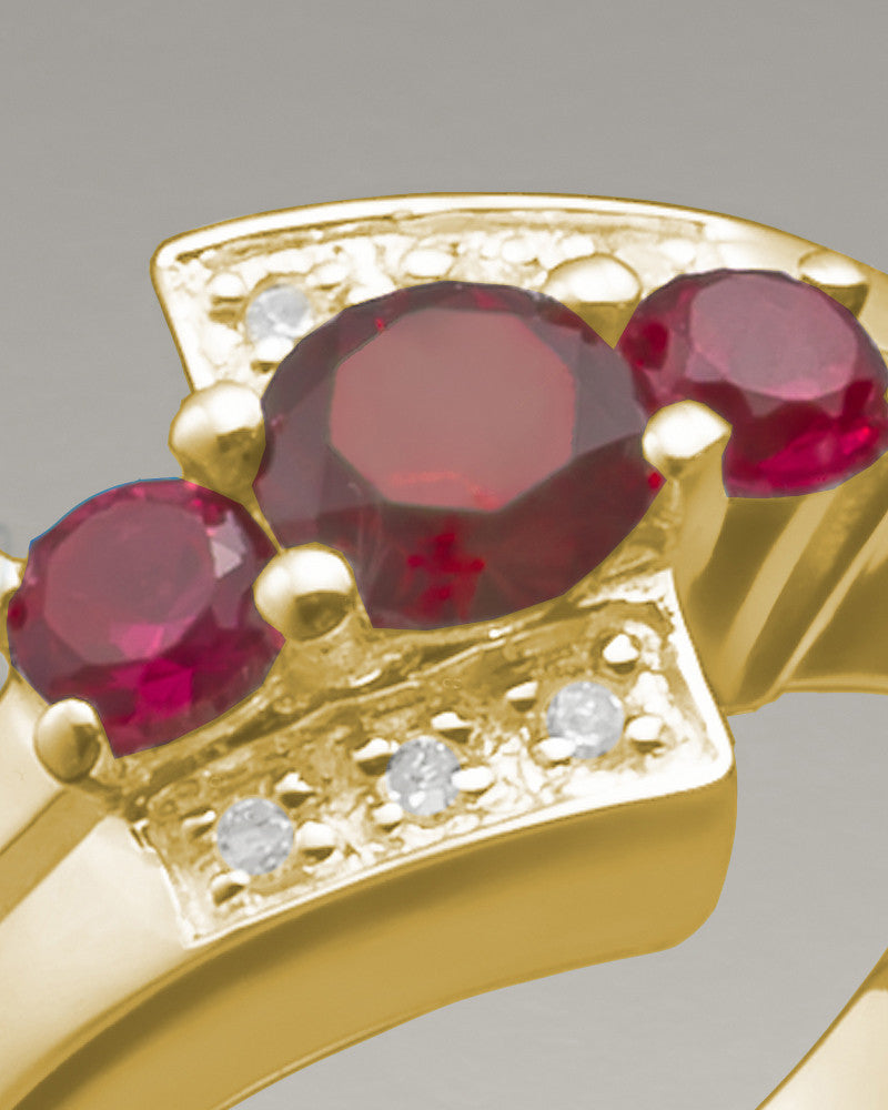 Women's 14K Gold Shimmer Cremation Ring