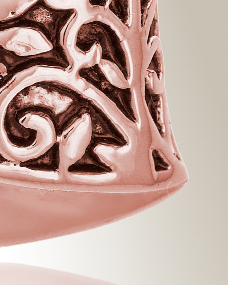 14K Rose Gold Tumbling Heart Pendant Keepsake